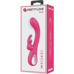 PRETTY LOVE - NOVAK RABBIT VIBRATOR 12 VIBRATIONEN ROSA – Produktansicht 10