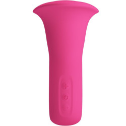 PRETTY LOVE - CLYDE ORALVIBRATOR VIBRIERENDE ZUNGE 12 VIBRATIONEN ROSA – Produktansicht 2