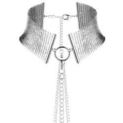 BIJOUX - DÉSIR MÉTALLIQUE SILBERMETALLISCHE HALSKETTE – Produktansicht 2
