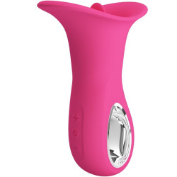 PRETTY LOVE - CLYDE ORALVIBRATOR VIBRIERENDE ZUNGE 12 VIBRATIONEN ROSA – Produktansicht 3