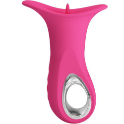 PRETTY LOVE - CLYDE ORALVIBRATOR VIBRIERENDE ZUNGE 12 VIBRATIONEN ROSA – Produktansicht 4