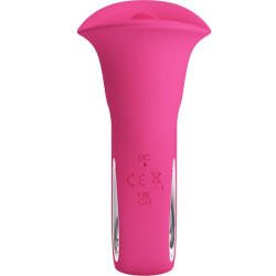 PRETTY LOVE - CLYDE ORALVIBRATOR VIBRIERENDE ZUNGE 12 VIBRATIONEN ROSA – Produktansicht 6