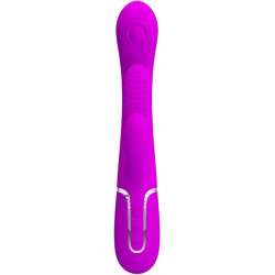 PRETTY LOVE - SHANIA TRIPLE RABBIT VIBRATOR MULTIFUNKTIONS-ROSA – Produktansicht 2