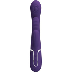 PRETTY LOVE - SHANIA TRIPLE RABBIT VIBRATOR MULTIFUNKTIONS-LILA – Produktansicht 3