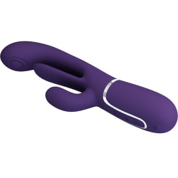 PRETTY LOVE - SHANIA TRIPLE RABBIT VIBRATOR MULTIFUNKTIONS-LILA – Produktansicht 5