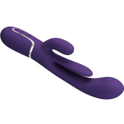 PRETTY LOVE - SHANIA TRIPLE RABBIT VIBRATOR MULTIFUNKTIONS-LILA – Produktansicht 7