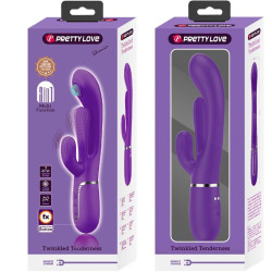 PRETTY LOVE - SHANIA TRIPLE RABBIT VIBRATOR MULTIFUNKTIONS-LILA – Produktansicht 11