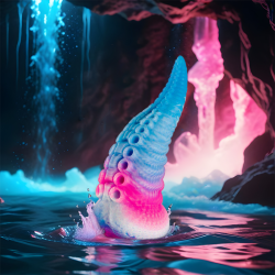 EPIC - PHORCYS BLAUER TENTAKEL-DILDO, KLEINE GRÖSSE – Produktansicht 2