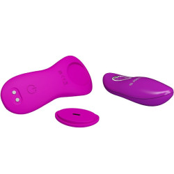 PRETTY LOVE - ROMARIO AUFLEGBARER KLITORIS-STIMULATOR MIT FERNBEDIENUNG ROSA – Produktansicht 4