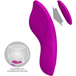 PRETTY LOVE - ROMARIO AUFLEGBARER KLITORIS-STIMULATOR MIT FERNBEDIENUNG ROSA – Produktansicht 5