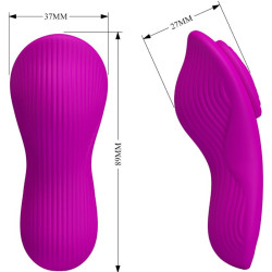 PRETTY LOVE - ROMARIO AUFLEGBARER KLITORIS-STIMULATOR MIT FERNBEDIENUNG ROSA – Produktansicht 6