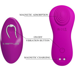 PRETTY LOVE - ROMARIO AUFLEGBARER KLITORIS-STIMULATOR MIT FERNBEDIENUNG ROSA – Produktansicht 7