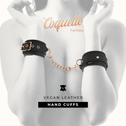 COQUETTE CHIC DESIRE - FANTASY-HANDSCHELLEN AUS VEGANEM LEDER MIT NOPRENE-FUTTER – Produktansicht 2