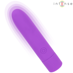INTENSE - SYMONE USB WIEDERAUFLADBARER VIBRIERENDER BULLET 8 VIBRATIONEN LILA 10 X 2,2 CM – Produktansicht 2