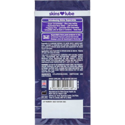 SKINS – SUPERSLIDE Silikonbasiertes Gleitmittel, Einzeldosis 5 ml – Produktansicht 2