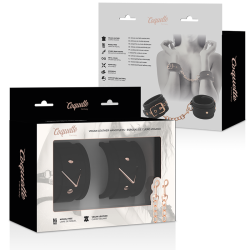 COQUETTE CHIC DESIRE - FANTASY-HANDSCHELLEN AUS VEGANEM LEDER MIT NOPRENE-FUTTER – Produktansicht 8