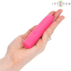 INTENSE - SYMONE USB WIEDERAUFLADBARER VIBRIERENDER BULLET 8 VIBRATIONEN ROSA 10 X 2,2 CM – Produktansicht 6