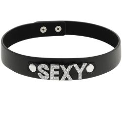 COQUETTE CHIC DESIRE - SEXY VEGANES LEDER-HALSBAND – Produktansicht 3