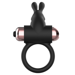 COQUETTE CHIC DESIRE - COCKRING MIT VIBRATOR SCHWARZ/ GOLD – Produktansicht 2