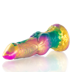 EPIC - IRIS DILDO MIT REGENBOGENFARBENEN HODEN DER VERGNÜGUNG – Produktansicht 6
