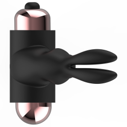 COQUETTE CHIC DESIRE - COCKRING MIT VIBRATOR SCHWARZ/ GOLD – Produktansicht 5