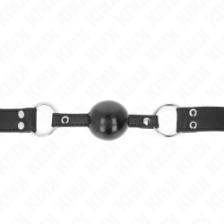 KINK - WEICHER UND FESTER KUGELKOPF 4 CM MIT KUNSTLEDERBAND 62 x 2,5 CM VERSTELLBAR 42-58 CM – Produktansicht 3