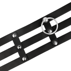 COQUETTE CHIC DESIRE - VEGANES LEDER-HALSBAND IM FETISCH-STIL – Produktansicht 5