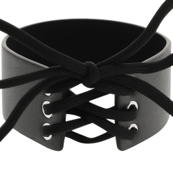 COQUETTE CHIC DESIRE - VEGANES LEDER-HALSBAND – Produktansicht 3