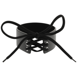 COQUETTE CHIC DESIRE - VEGANES LEDER-HALSBAND – Produktansicht 4