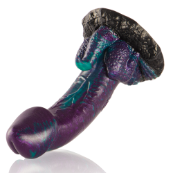 EPIC - BASILISK DILDO DOPPELT SCHUPPIG VERGNÜGEN, KLEINE GRÖSSE – Produktansicht 4