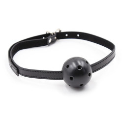 OHMAMA FETISH - KNEBEL MIT BALL UND ÖFFNUNGEN – Produktansicht 4