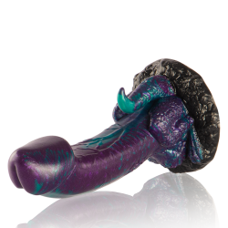 EPIC - BASILISK DILDO DOPPELT SCHUPPIG VERGNÜGEN, KLEINE GRÖSSE – Produktansicht 6