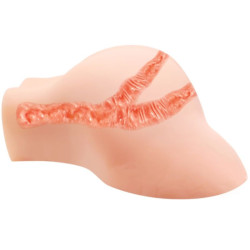 CRAZY BULL - VAGINA UND ANUS MIT REALISTISCHEM NETZ MIT VIBRATION – Produktansicht 4