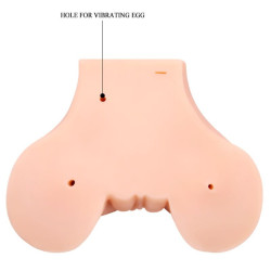 CRAZY BULL - VAGINA UND ANUS MIT REALISTISCHEM NETZ MIT VIBRATION – Produktansicht 7