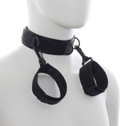 OHMAMA FETISH - HANDSCHELLEN UND KRAGEN AUS NYLON – Produktansicht 2