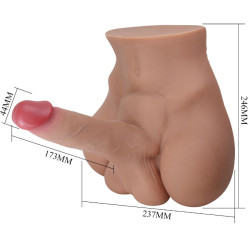 CRAZY BULL - RHYNE BACK REALISTISCHER NATÜRLICHER MASTURBATOR – Produktansicht 9