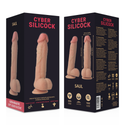 CYBER SILICOCK - STRAP-ON SAUL FLÜSSIGE SILIKON MIT 3 RINGEN GRATIS 15.5 CM -O- 4.2 CM – Produktansicht 8