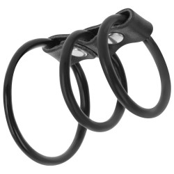 DARKNESS - SET AUS 3 FLEXIBLEN PENISRINGEN – Produktansicht 2