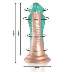 EPIC - PYTHON DILDO COBRA GRÜN – Produktansicht 3