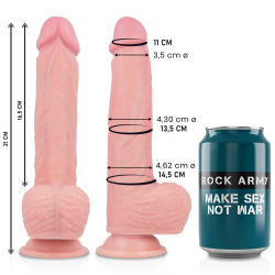 ROCKARMY - FLÜSSIGER SILIKONDILDO PREMIUM SPITFIRE 21 CM -O- 4.62 CM – Produktansicht 2