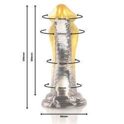 EPIC - DRAKON DILDO GELBE KOBRA – Produktansicht 3