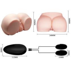 CRAZY BULL - REALISTISCHE VAGINA UND ANUS MIT VIBRATION – Produktansicht 8