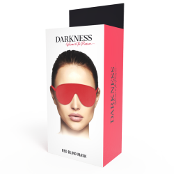 DARKNESS - HOCHWERTIGE ROTE MASKE – Produktansicht 5