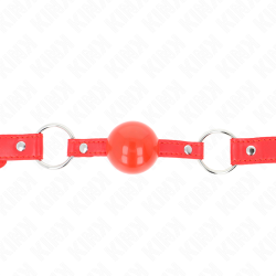 KINK - TPE-BALL 4 CM KNEBEL MIT ROJO-SCHLOSS 60 x 2 CM – Produktansicht 3