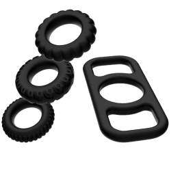 ADDICTED TOYS - COCK RING SET 4 STÜCK – Produktansicht 2