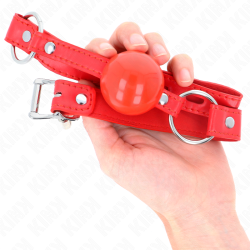 KINK - TPE-BALL 4 CM KNEBEL MIT ROJO-SCHLOSS 60 x 2 CM – Produktansicht 4