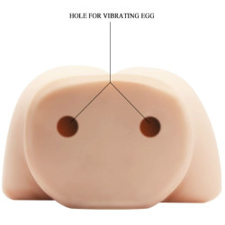CRAZY BULL - REALISTISCHE VAGINA UND ANUS MIT VIBRATIONSPOSITION 4 – Produktansicht 5