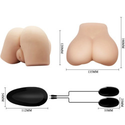 CRAZY BULL - REALISTISCHE VAGINA UND ANUS MIT VIBRATIONSPOSITION 4 – Produktansicht 9
