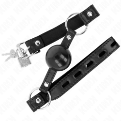 KINK - SCHWARZER TPE-BALL 4 CM Knebel 60 x 2 CM – Produktansicht 2