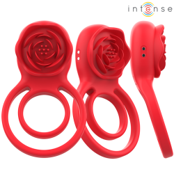 INTENSE - GAIL STIMULATOR ROSE 10 VIBRATIONEN ROT FERNBEDIENUNG – Produktansicht 3